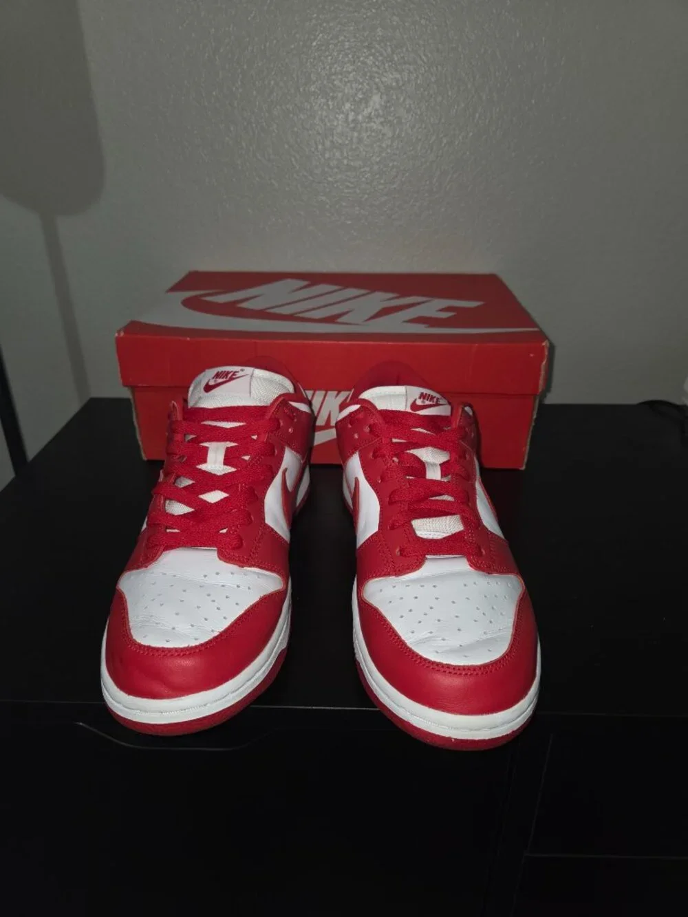 Nike Dunk Low SP St Johns University Red White Size 9.5